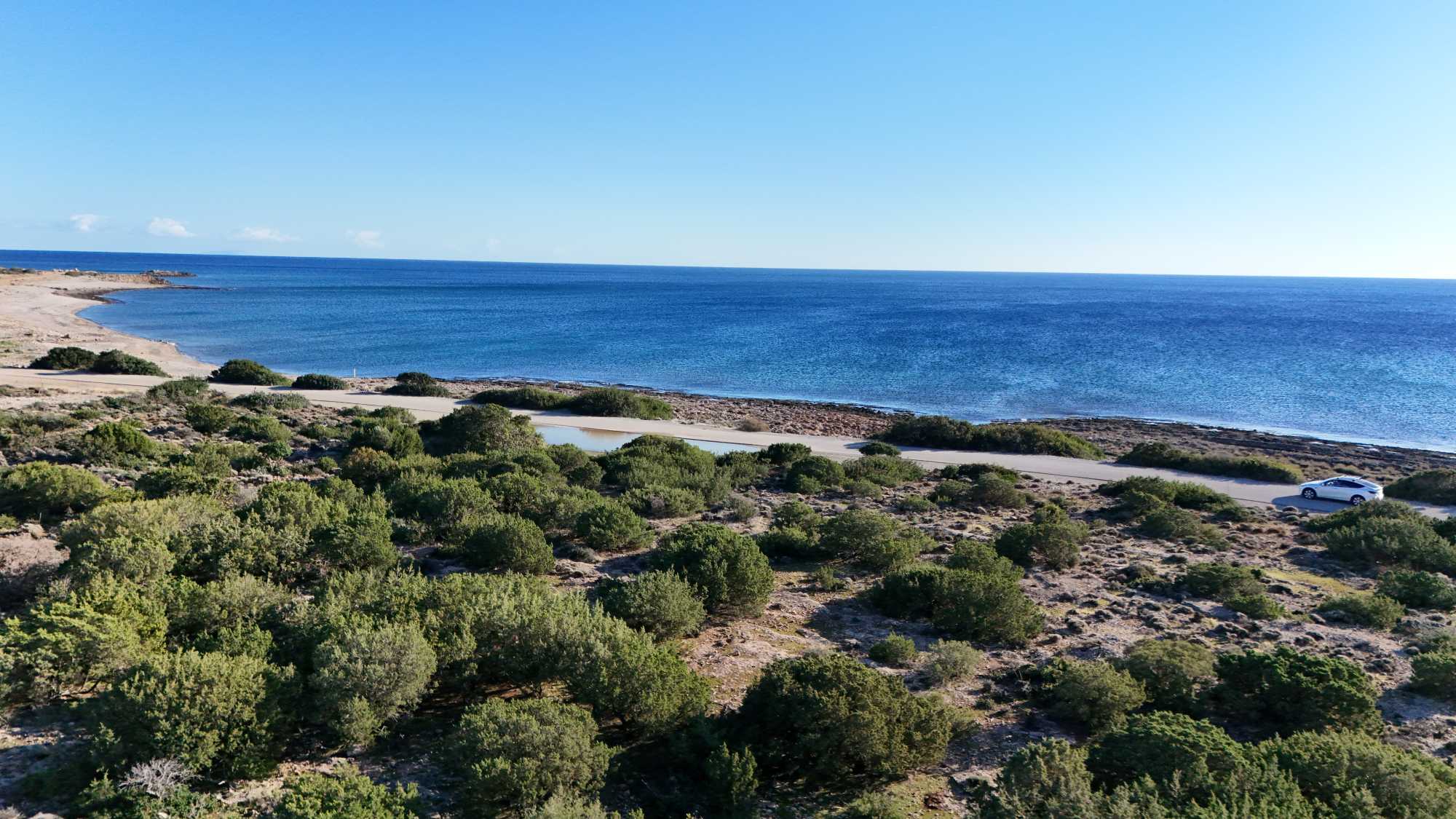 Beachfront plot for sale in Chania Crete