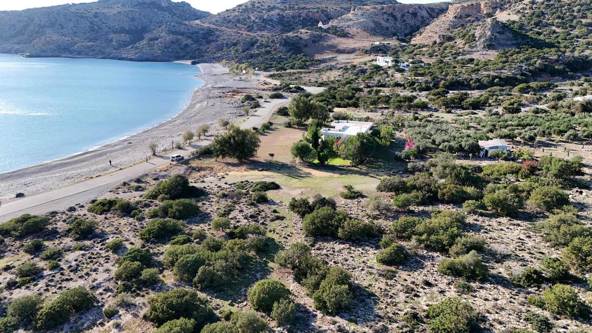 Beachfront plot for sale in Chania Crete