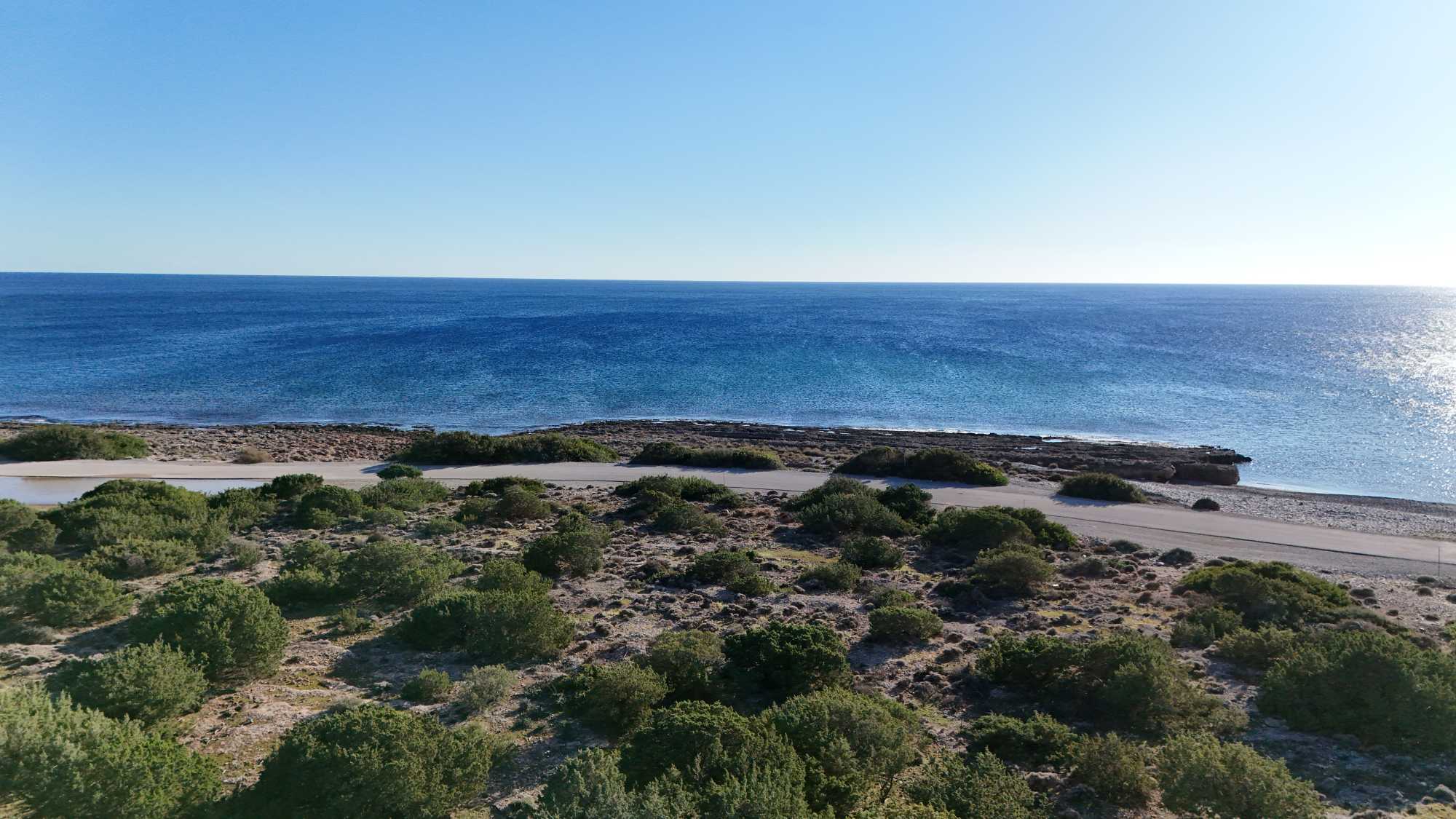 Beachfront plot for sale in Chania Crete