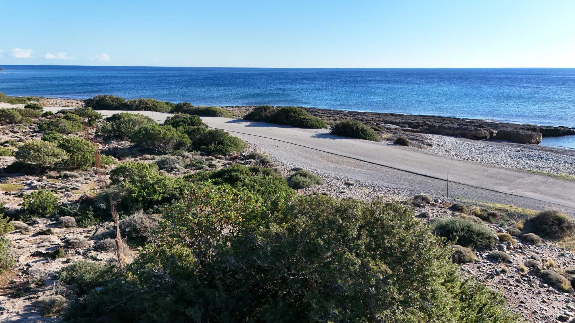 Beachfront plot for sale in Chania Crete