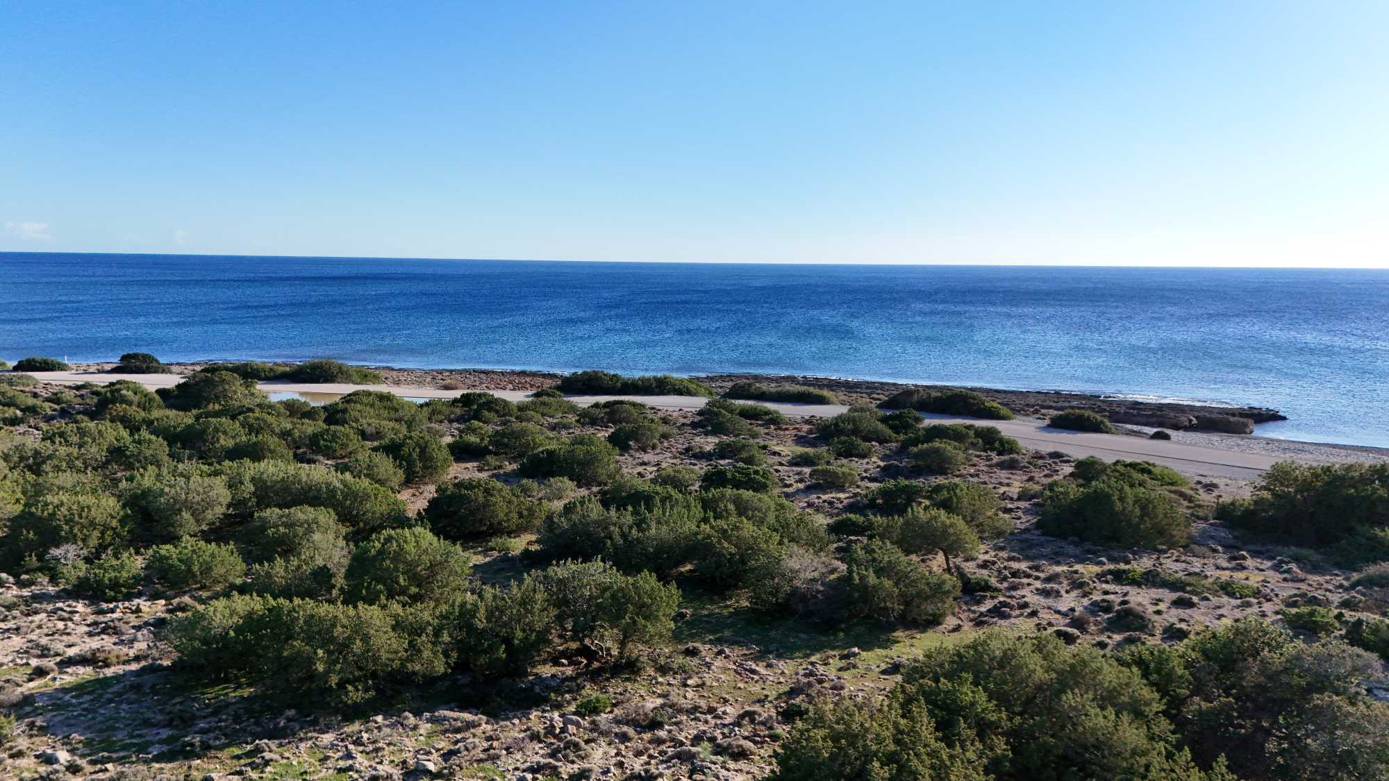 Beachfront plot for sale in Chania Crete