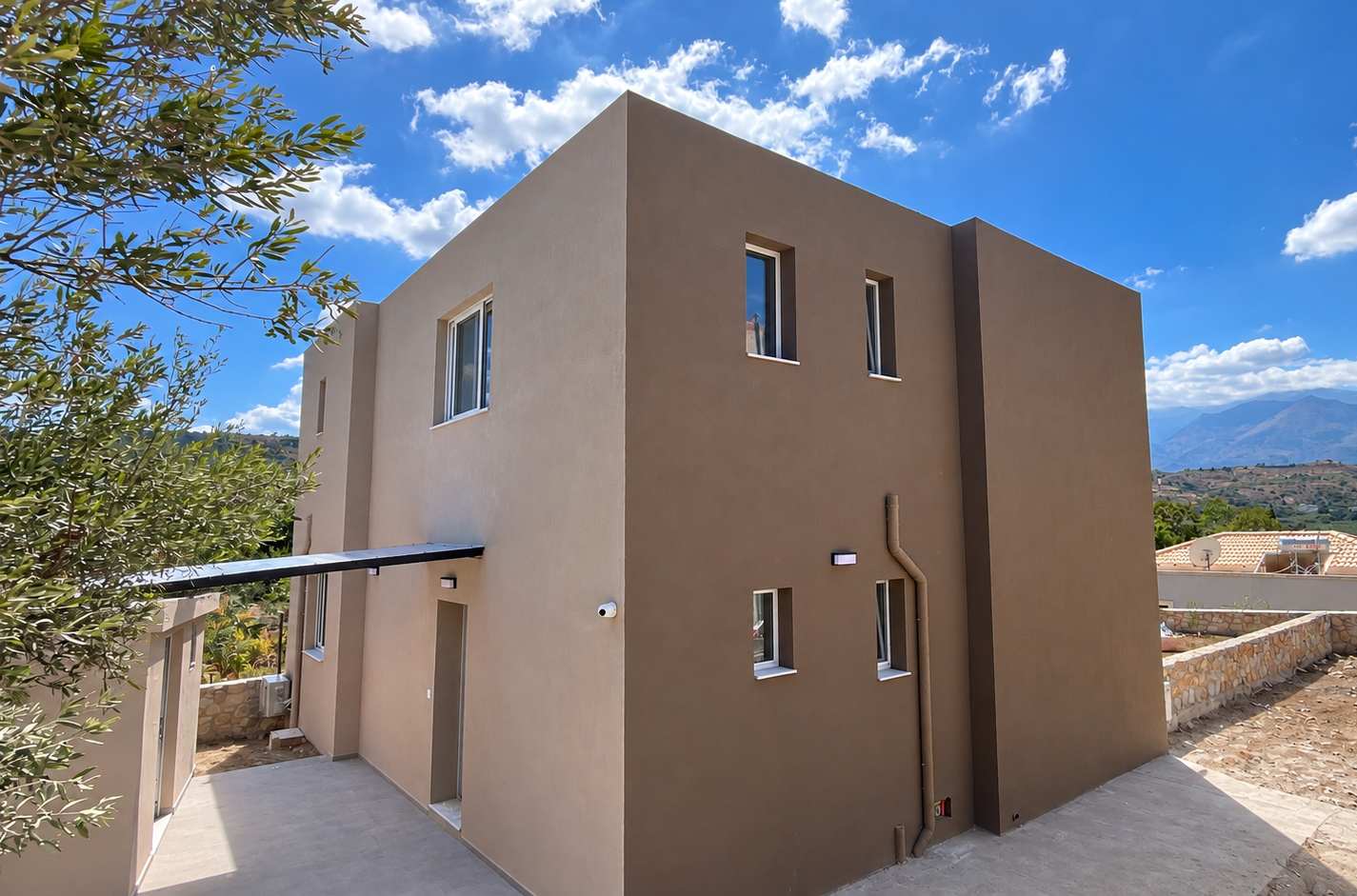 Brand-new-house-for-sale-in-Chania-Crete (10) Brand New House in Armeni Village with Magical Mountain Views !