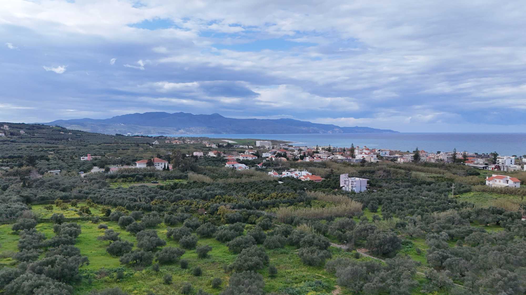 off plan stone villa in Chania Crete for sale with private pool and garden