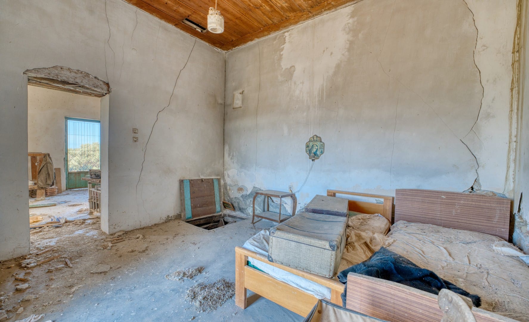 Renovation project with sea views for sale in Chania Crete