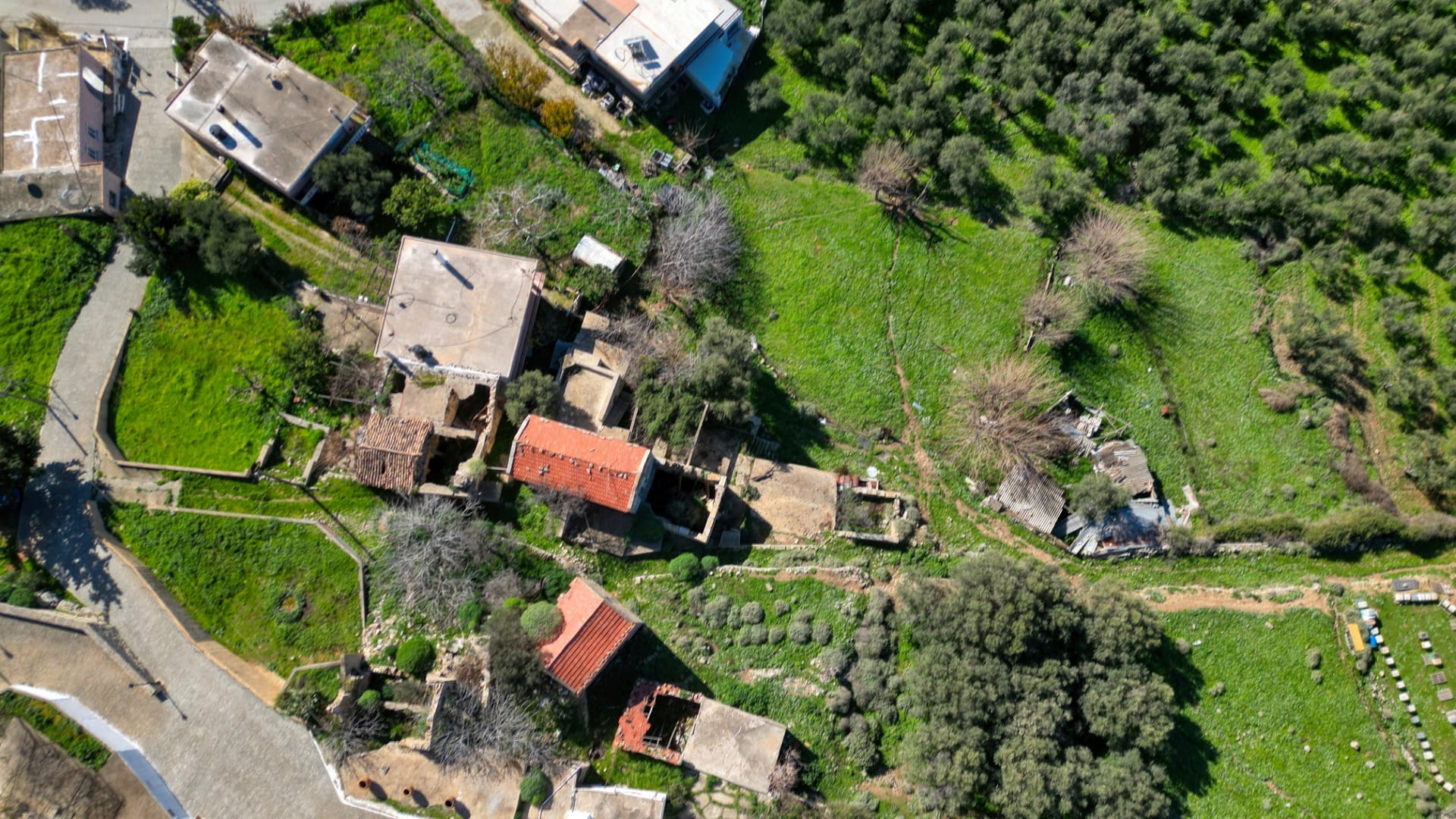 Renovation project with sea views for sale in Chania Crete