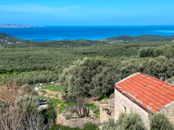 Renovation project with sea views for sale in Chania Crete