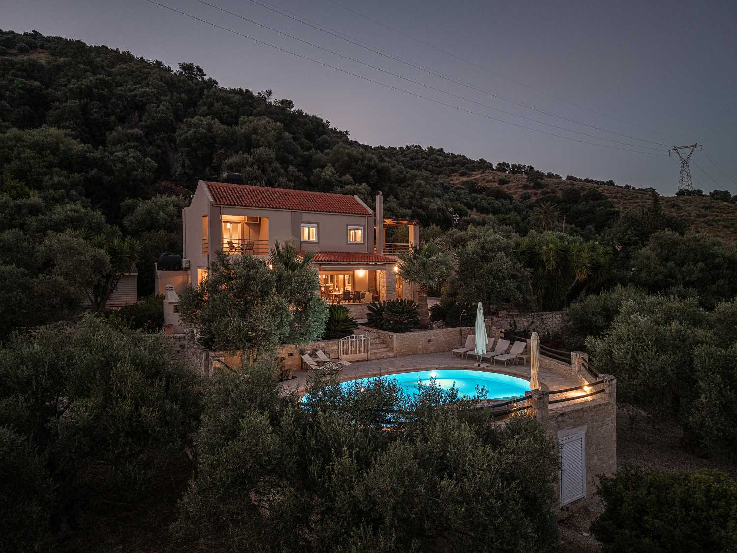 Stone villa for sale in Chania Crete