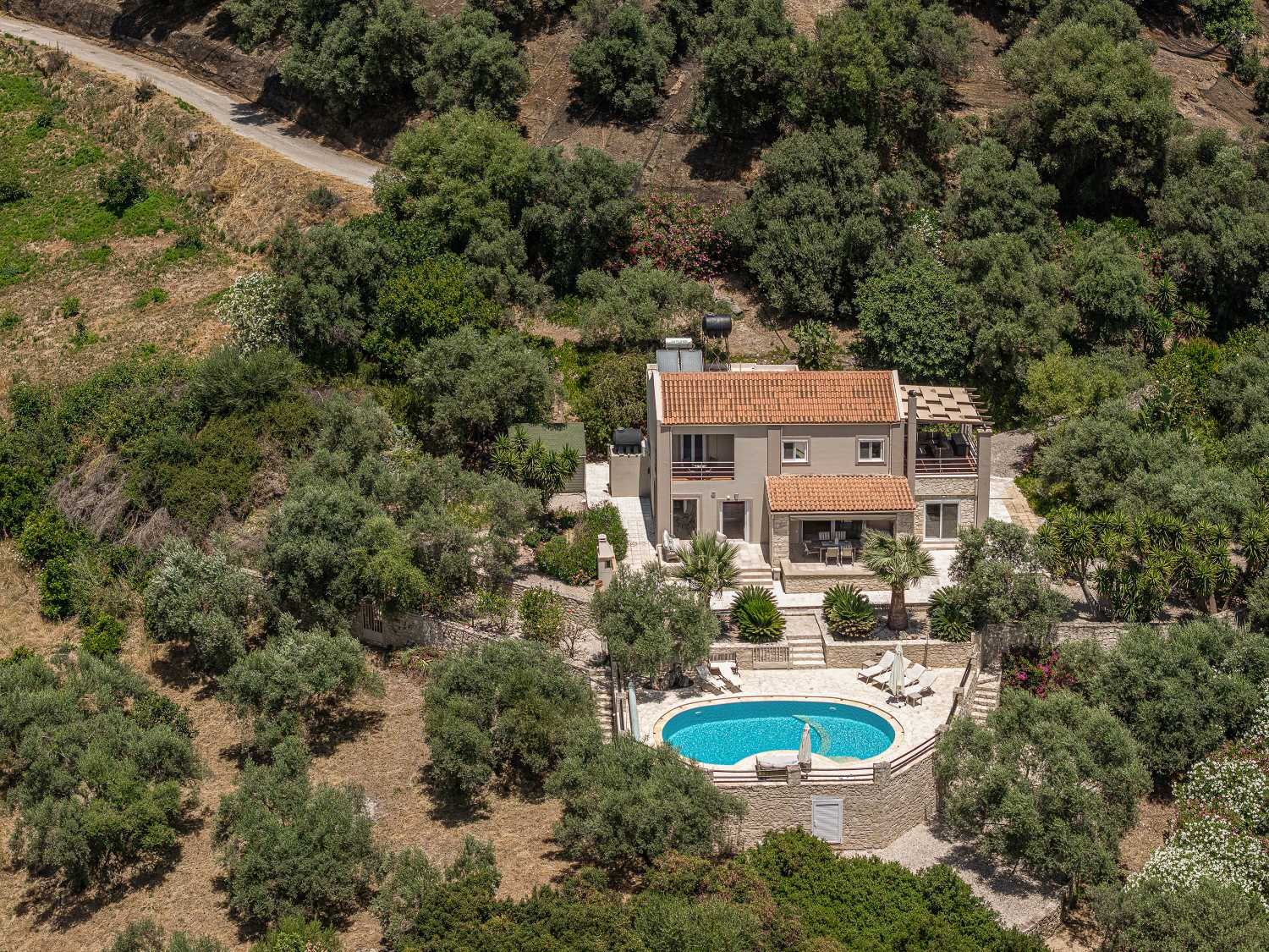 Stone villa for sale in Chania Crete