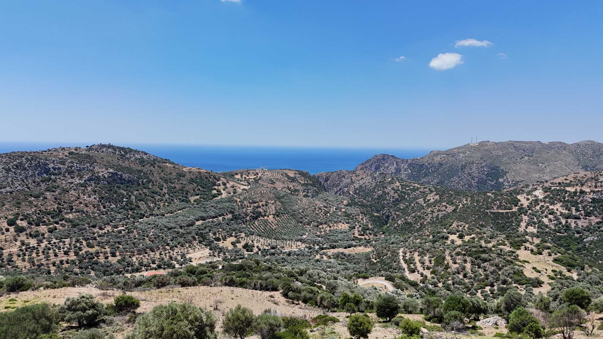 Plot with panoramic sea views for sale in Paleochora Chania Crete