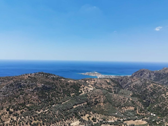 Plot with panoramic sea views for sale in Paleochora Chania Crete