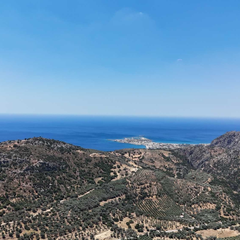 Plot with panoramic sea views for sale in Paleochora Chania Crete