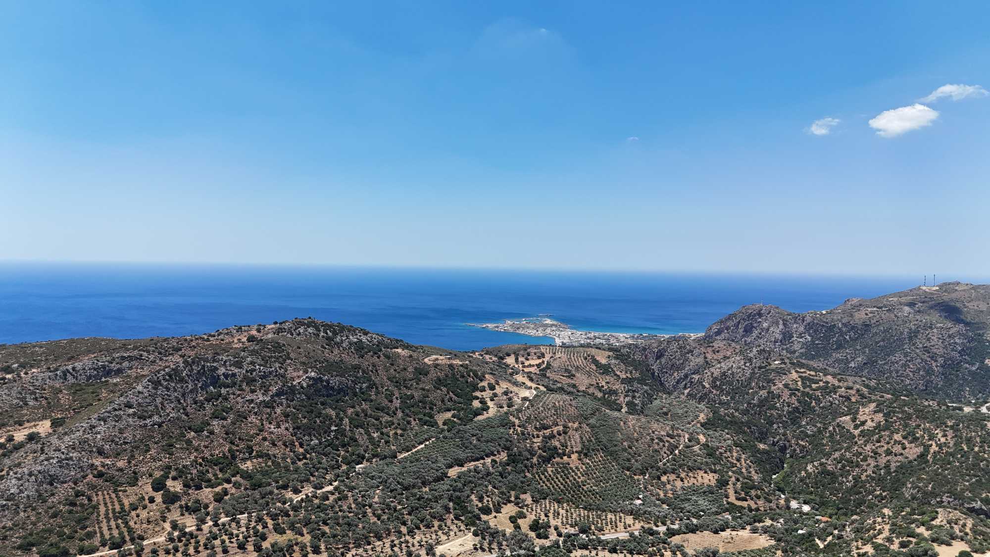 Plot with panoramic sea views for sale in Paleochora Chania Crete
