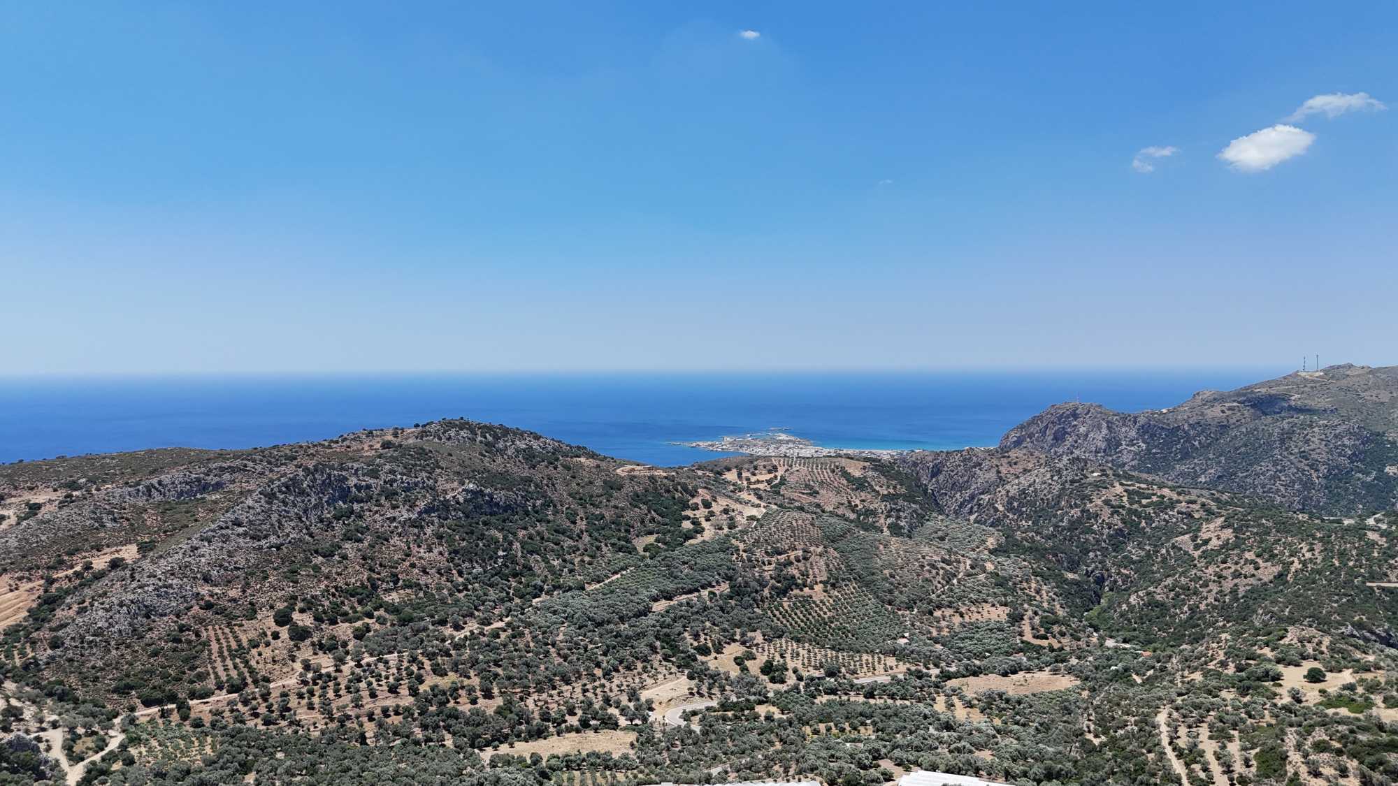 Plot with panoramic sea views for sale in Paleochora Chania Crete