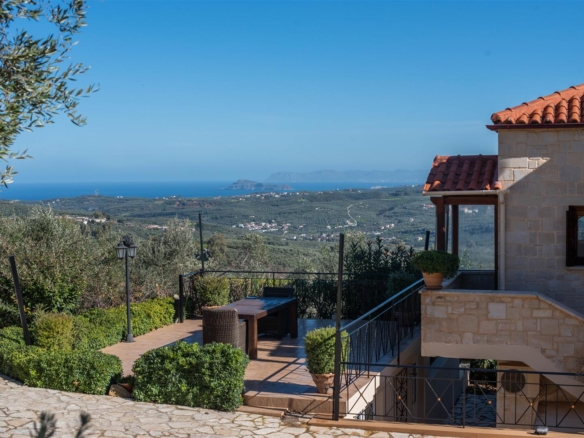 Stone villa in Chania Crete for sale