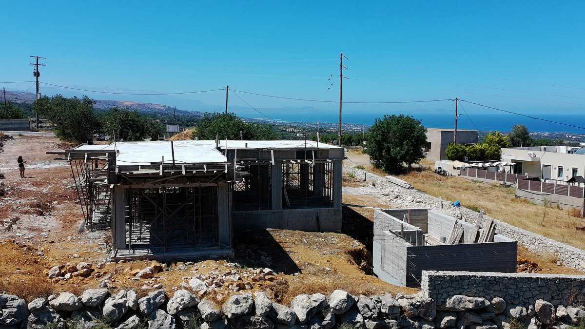 Villa under development for sale in Rethymno Crete